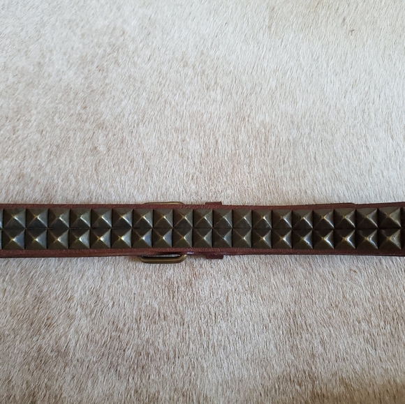 Studded Leather Belt - Picture 3 of 4